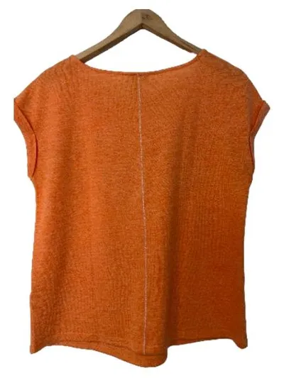 Street One Damen T-Shirt "Beautiful Moment" Orange Gr. 38/M