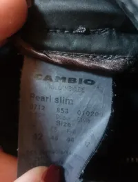 Cambio Pearl Jeans Damen Slim Fit Grau Stretch Baumwolle Gr. 42 L33 5