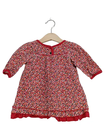 Sergent Major Mädchen Kleid Langarm geblümt Gr. 80/86 Baumwolle