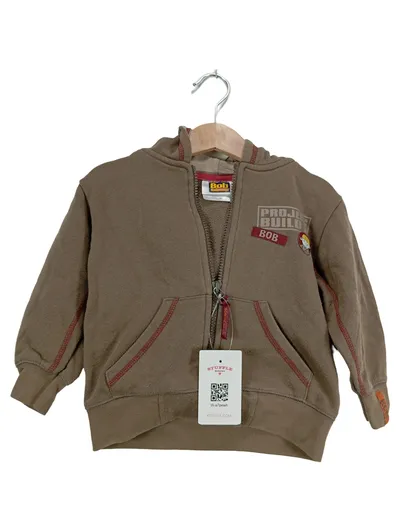 Bob der Baumeister Sweatjacke Kapuzenjacke Kinder Gr. 92 Braun