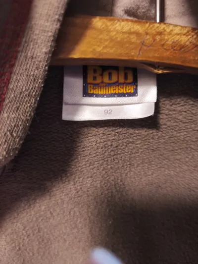 Bob der Baumeister Sweatjacke Kapuzenjacke Kinder Gr. 92 Braun