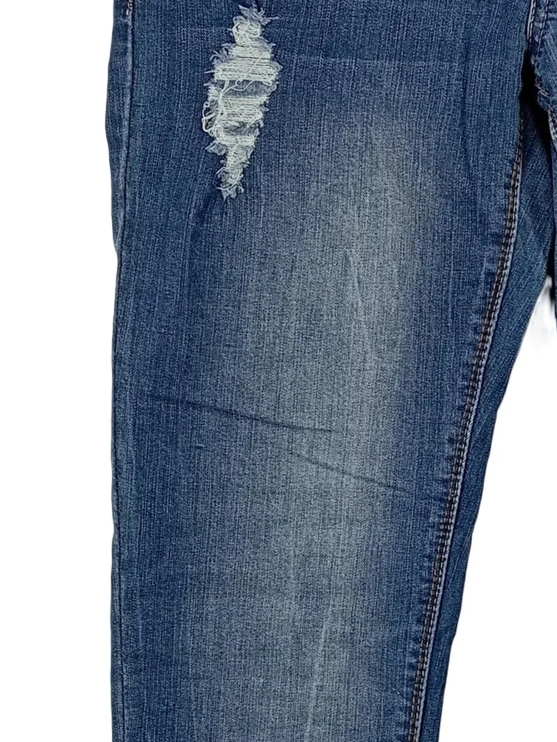 SUBLEVEL Damen Skinny Jeans Destroyed Look Blau M W29 L33 3