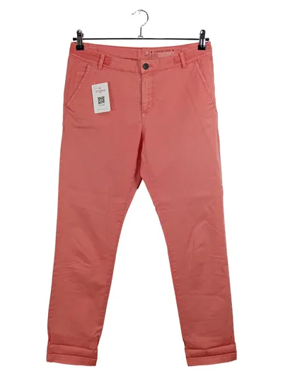 EDC Slim Chino Stoffhose Damen Gr. 38 Rosa Baumwolle Casual
