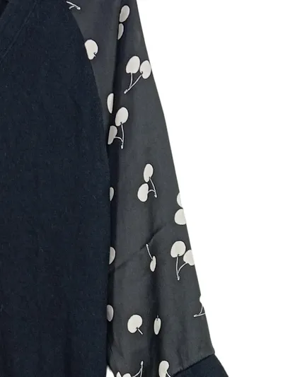 Antoni & Alison Damen Pullover 3/4 Arm Elegant Schwarz L Baumwolle