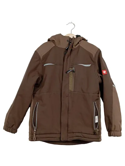 Engelbert Strauss Kinder Outdoorjacke Gr. 134/140 Braun Funktionsjacke