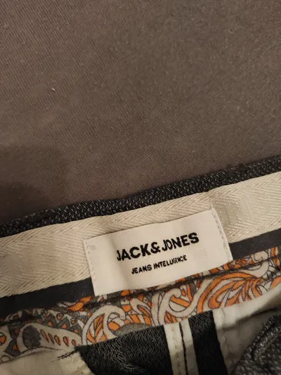 Jack & Jones Herren Shorts Jeans Intelligence Grau XS W28 Casual