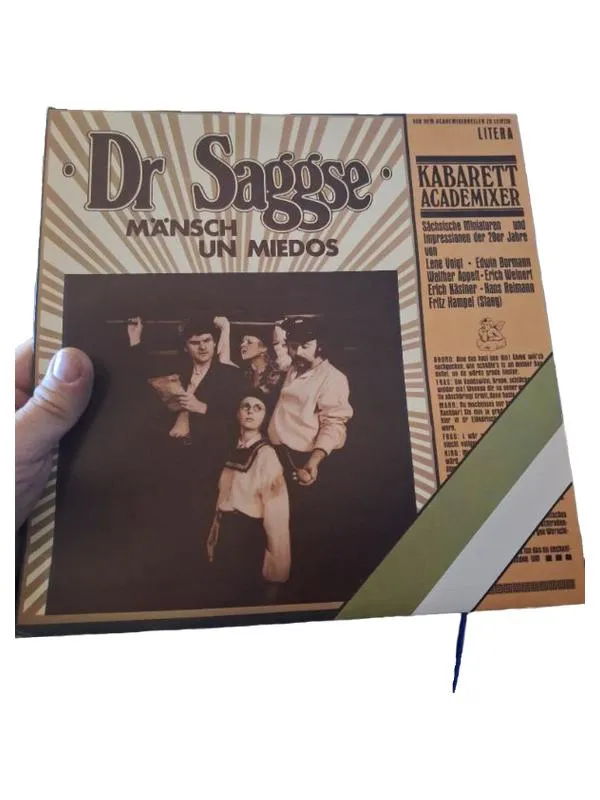 Kabarett Academixer Vinyl LP Sächsische Miniaturen 20er Jahre Schlager Mundart 1