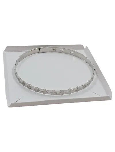 PURELEI Armreif Silber Lotusblüten-Detail Damen Armband Minimalistisch