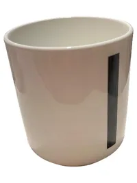 Design Letters Becher Tasse Buchstabe I Keramik Weiß 300ml Minimalistisch 1