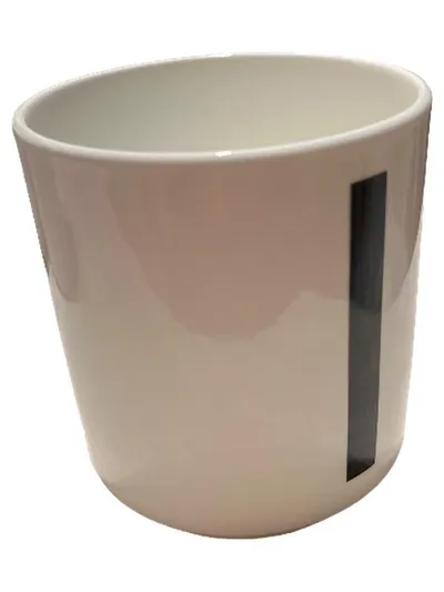 Design Letters Becher Tasse Buchstabe I Keramik Weiß 300ml Minimalistisch