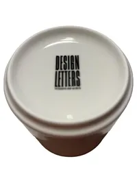 Design Letters Becher Tasse Buchstabe I Keramik Weiß 300ml Minimalistisch 2