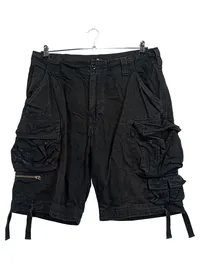 Brandit Cargo Shorts Herren XL Schwarz Baumwolle Outdoor Bermuda 1