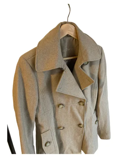 Jackpot Blazer Damen Beige Wolle Klassisch Gr. 38 M Business