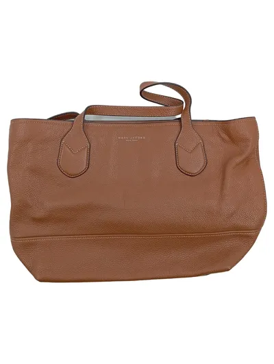 Marc Jacobs Leder Tote Handtasche Damen Braun Klassisch Henkeltasche