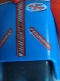 Playmobil Figur Rennfahrer Mechaniker weiße Mütze blaue Jacke 5