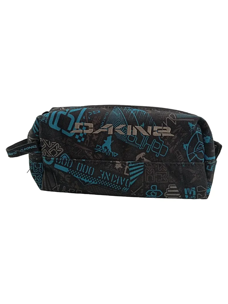 Dakine Federtasche Kinder Schwarz Logo Print 19x6 cm 1