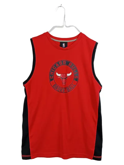 NBA Chicago Bulls Basketball Tanktop Herren Gr. L Rot Trikot Sport