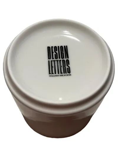 Design Letters Becher Buchstabe I Porzellan Arne Jacobsen Weiß 300ml