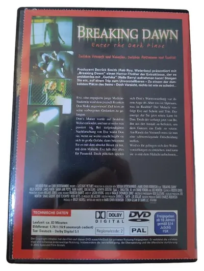 Breaking Dawn - Enter the Dark Place DVD Horror Thriller Kelly Overton