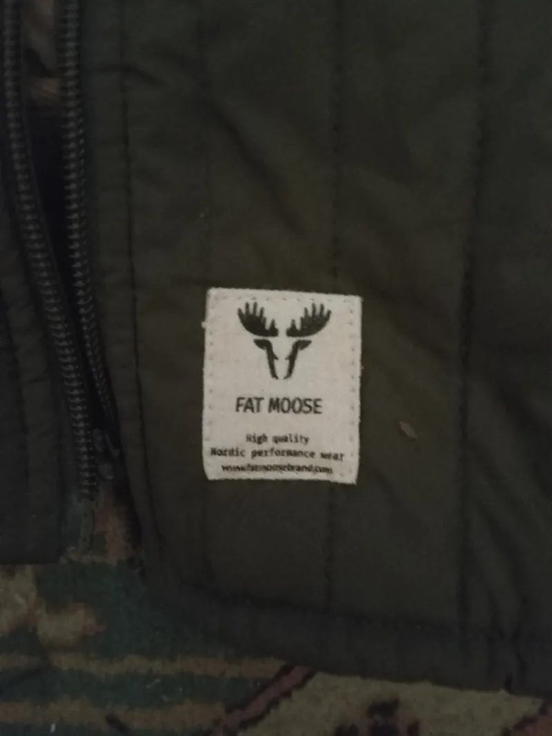 Fat Moose Steppweste Herren Oliv L Outdoor Weste Freizeit Gesteppt 4