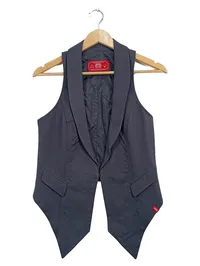 EDCO Damen Anzugweste Weste Grau Gr. 38 M Casual 1
