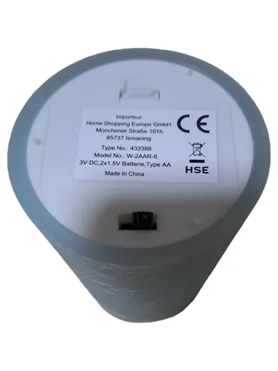 HSE LED Kerze Blau Kunststoff Batteriebetrieben 13,5cm Uni Alltag Deko