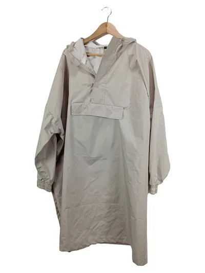 Larkson Regenjacke Damen Beige Kapuze Ungefüttert Polyester Uni Gr. UNI