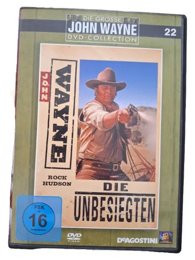 Die Unbesiegten DVD John Wayne Rock Hudson Western Klassiker DeAgostini