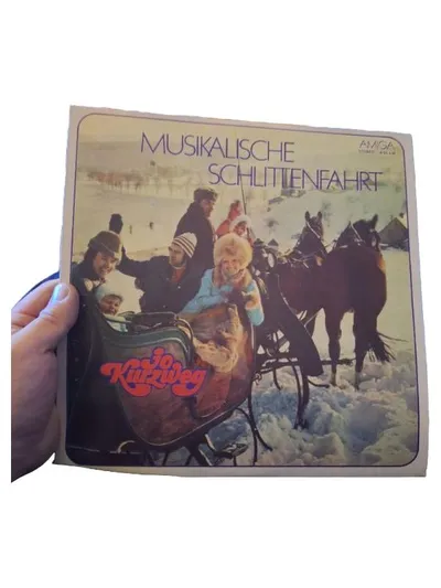 Jo Kurzweg Musikalische Schlittenfahrt LP Vinyl AMIGA DDR Schlager