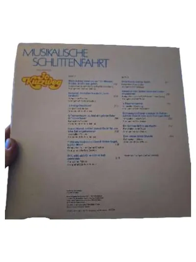 Jo Kurzweg Musikalische Schlittenfahrt LP Vinyl AMIGA DDR Schlager