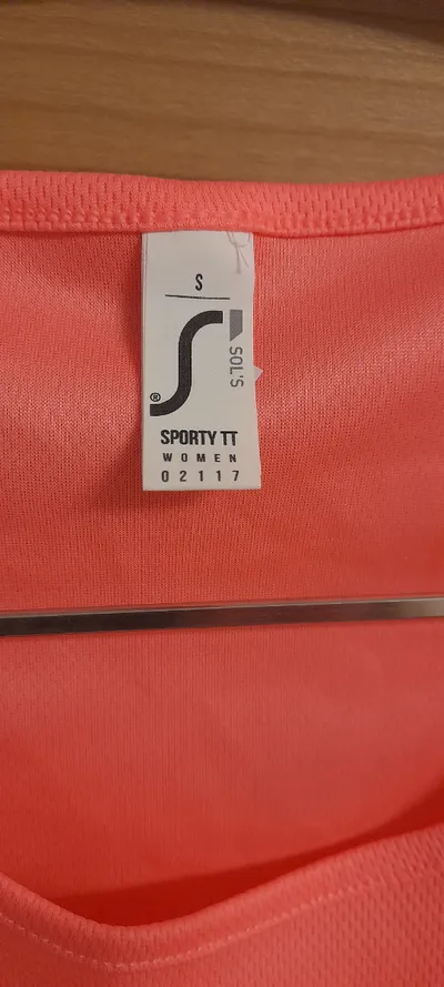 SOL'S Damen Sport Tanktop Pink Gr. S Segelboot Stickerei Fitness