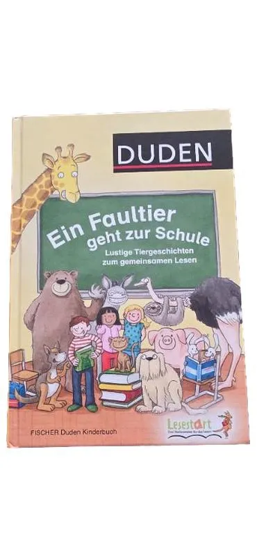 DUDEN Ein Faultier geht zur Schule Lustige Tiergeschichten Kinderbuch Lesestart