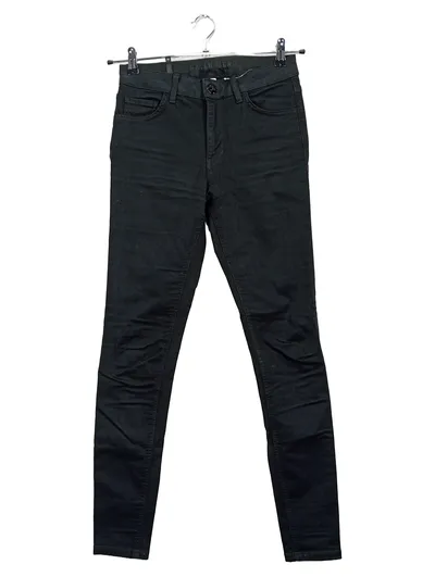 Hallhuber Damen Jeans Straight Leg Schwarz Gr. 36 W28 Hose