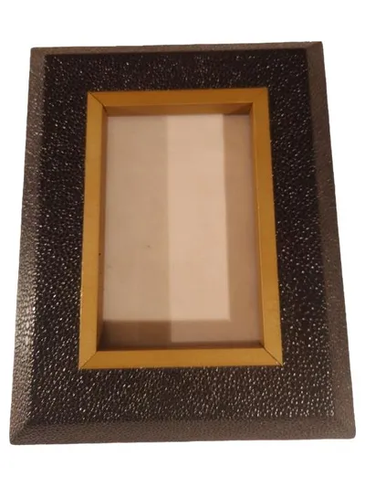 Dehner Bilderrahmen Schwarz Gold Struktur 19x24 cm Kunststoff Klassisch