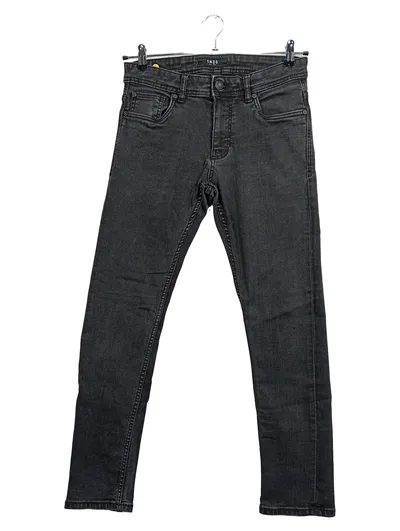 SMOG Jeans Herren Regular Fit Grau W29/L30 Denim Hose Casual
