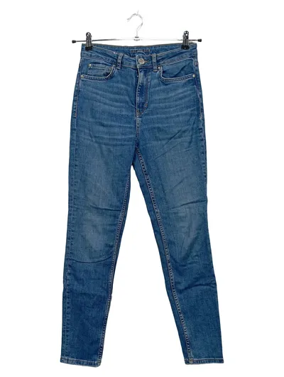 Hallhuber Damen Skinny Jeans Blau Gr. 36 W28 Stretch Casual