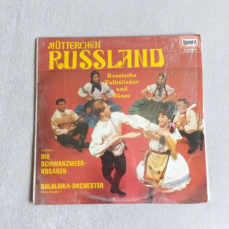 Mütterchen Russland - Schwarzmeer-Kosaken Balalaika-Orchester Vinyl LP EUROPA 1