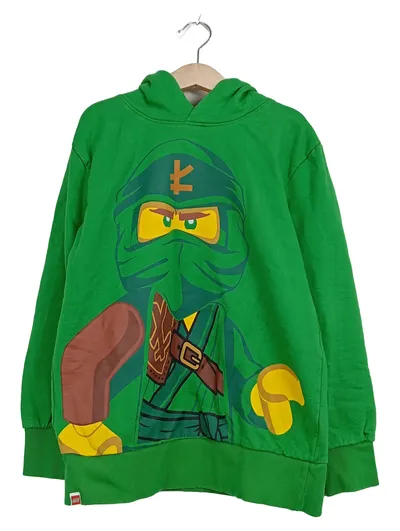LEGO Ninjago Lloyd Kapuzenpullover Hoodie Kinder Gr. 146/152 Grün