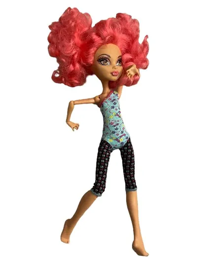 Mattel Monster High Howleen Wolf Puppe mit pinken Haaren