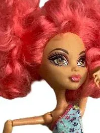Mattel Monster High Howleen Wolf Puppe mit pinken Haaren