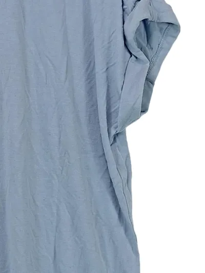 Blind Date Damen T-Shirt Gr. M/38 Hellblau Basic Kurzarm Baumwolle