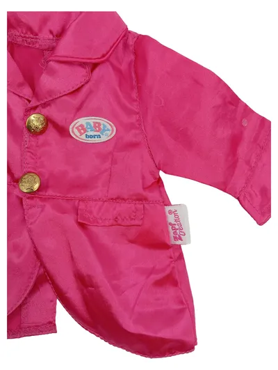 BABY born Puppenkleidung Reitjacke Pink + schwarze Stiefel Zapf Creation