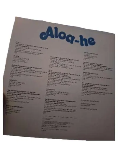 AMIGA Vinyl LP Aloa-he Seemannslieder Schlager DDR La Paloma Rolling Home