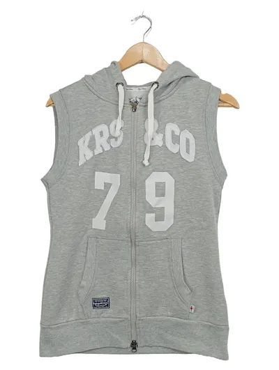 KangaROOS Kapuzenweste Damen Gr. 38 Grau KRS & CO 79 Hoodie