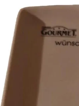 Gourmet Porzellan Teller Servierplatte Bon Appétit Weiß 13x13 cm