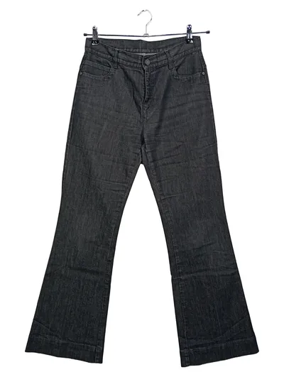René Lezard Bootcut Jeans Damen Grau W29 L32 Baumwolle Klassisch