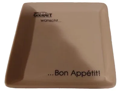 Gourmet Porzellan Unterteller Bon Appétit Weiß 13 cm Teller