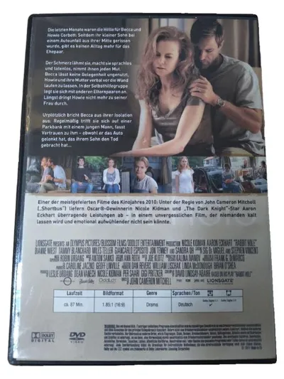 Rabbit Hole DVD Nicole Kidman Aaron Eckhart Drama Film FSK 12