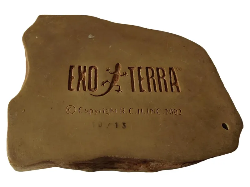 Exo Terra Futternapf Wasserschale Felsenoptik Terrarium Reptilien Braun 2