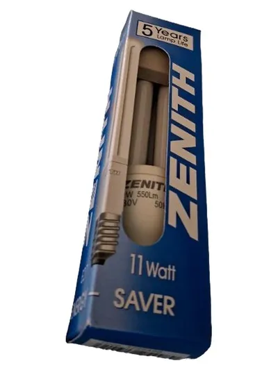 Zenith Energy Saver Leuchtmittel E27 11W 550Lm Weiß Lang Länglich